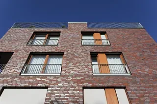 Wittmunder Klinker - Sortierung Nr. 6 - LUX1 Derendorf - Fassade mit Fenstern