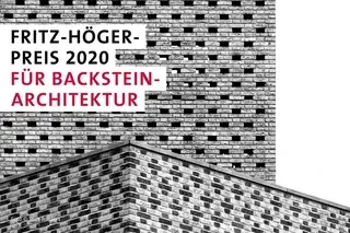Wittmunder Klinker - Fritz Höger Preis 2020 - Jetzt bewerben!