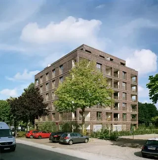 Wittmunder Klinker - Sortierung 139 - Wohnhaus Ifflandstraße Hamburg - Parkplätze