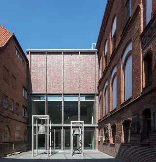 Wittmunder Klinker - Sortierung 191d - Neues Museum in Lüneburg - Eingang