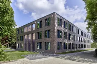 Verwaltungsgebäude Landkreis Friesland Jever - Wittmunder Klinker Sortierung 139 - Ecke
