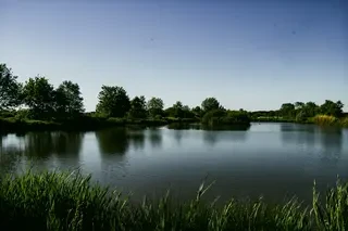 Ein See mitten im Grünen