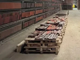 Handsortierung von Klinker