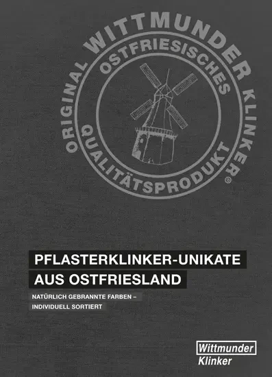 Wittmunder Klinker - Paving clinker brochure